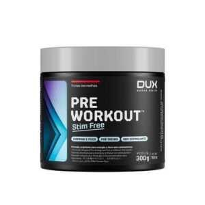 **Produto:** Pré Workout Original Stim Free Maçã Verde 300g **Descrição do Produto:** O Pré Workout Original Stim Free da DUX Human Health é um suplemento inovador destinado a melhorar a performance física, fornecendo energia e foco sem o uso de estimulantes como a cafeína. Ideal para atletas e praticantes de atividades físicas que buscam um suporte eficaz durante treinos, especialmente à noite, sem comprometer a qualidade do sono. **Características Técnicas:** - **Formato:** Pó - **Peso Líquido:** 300g - **Porções por Embalagem:** Aproximadamente 22 (1 dosador = 13,5g) - **Sabor:** Maçã Verde **Ingredientes Principais:** - Água de coco em pó - Beta-alanina - L-Arginina - Taurina - BCAAs (L-Leucina, L-Valina, L-Isoleucina) - Complexo de Vitaminas B (niacinamida, riboflavina, tiamina mononitrato, ácido fólico, D-biotina, cianocobalamina) - Espirulina - Reguladores de acidez (ácido cítrico e ácido fumárico) - Antiumectante (fosfato tricálcico) - Aromatizantes - Edulcorante (sucralose) - Corante (curcumina) **Benefícios:** - **Aumento de Energia e Foco:** Proporciona suporte energético sem interferir no sono. - **Melhora da Resistência:** A beta-alanina e a taurina ajudam na resistência muscular e recuperação. - **Suporte à Saúde Cardiovascular:** Ingredientes como a taurina contribuem para a saúde do coração. - **Hidratação e Reposição de Eletrólitos:** A água de coco em pó proporciona hidratação eficaz durante o treino. - **Aprimoramento do Metabolismo Energético:** O complexo de vitaminas B auxilia no metabolismo e no suporte ao sistema nervoso. **Sugestões de Uso:** - Misturar 1 dosador (13,5g) em 250ml de água. - Consumir doses de 35ml ao longo do dia, com intervalo de 2 horas entre as doses ou conforme orientação médica. - Pode ser consumido a qualquer hora do dia. **Informações Nutricionais (por porção de 13,5g):** - **Valor Energético:** 15 kcal - **Carboidratos:** 3,8g - **Açúcares Totais:** 1,8g - **Açúcares Adicionados:** 1,2g - **Proteínas:** 0g - **Beta-alanina:** 2g - **L-Isoleucina:** 500mg - **L-Leucina:** 1000mg - **L-Valina:** 550mg - **L-Arginina:** 2000mg - **Vitamina B1:** 1,6mg (133% VD) - **Vitamina B2:** 1,7mg (142% VD) - **Vitamina B3:** 21mg (140% VD) - **Vitamina B7:** 40µg (133% VD) - **Vitamina B9:** 320µg (80% VD) - **Vitamina B12:** 3,2µg (133% VD) - **Taurina:** 1500mg **Alergênicos:** - Pode conter trigo, aveia, amendoim, soja, leite, amêndoa, avelãs, castanha-de-caju e pistaches. Contém glúten. **Armazenamento:** - Manter em local seco e fresco, longe da luz solar direta. Este produto é adequado para quem deseja maximizar seu desempenho físico sem o uso de estimulantes, oferecendo uma combinação balanceada de ingredientes para suporte energético e recuperação.